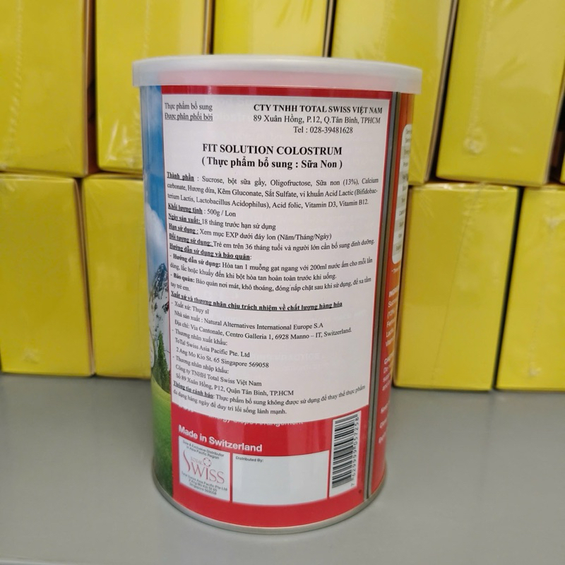 Sữa Non Colostrum Fit Solution - Bổ Sung Dinh Dưỡng và Protein Cho Cơ Thể