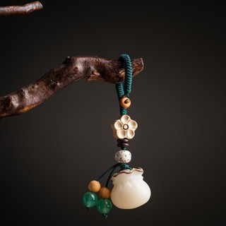 [Ưu Đãi] Dây Treo Và Móc Khóa Túi Tiềnn Tài Lộc Hạt Bồ Đề Tự Nhiên