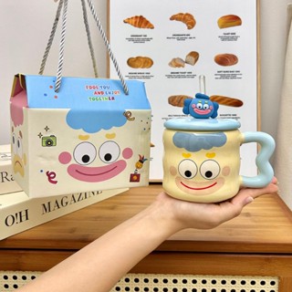 cốc sứ hình chú hề dễ thương quà sinh nhật quà ngày tình nhân 400ml Bộ hộp quà tặng cao cấp - XCB