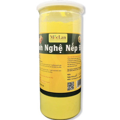 Tinh bột nghệ nếp đỏ nguyên chất Mộc Lan - 250g, 500g