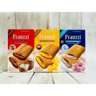  Bánh Cuộn Trứng Giòn Nhân Kem Franzzi Hộp Giấy 100g 