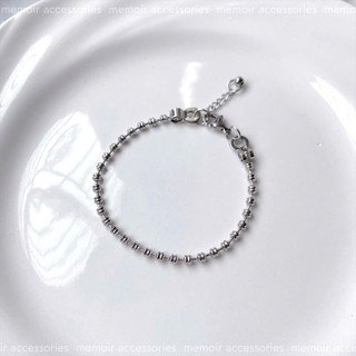 Optional / Vòng tay thép chống gỉ trơn tùy chọn charm