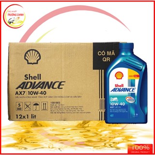 Thùng Shell Advance Synthetic Based 4T AX7 10W40  dành cho xe số