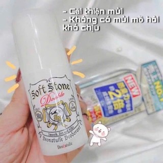 Lăn Khử Mùi Đá Khoáng Soft Stone Nhật Bản