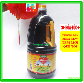 Tương Đen Misa New can 2 lít tem mới