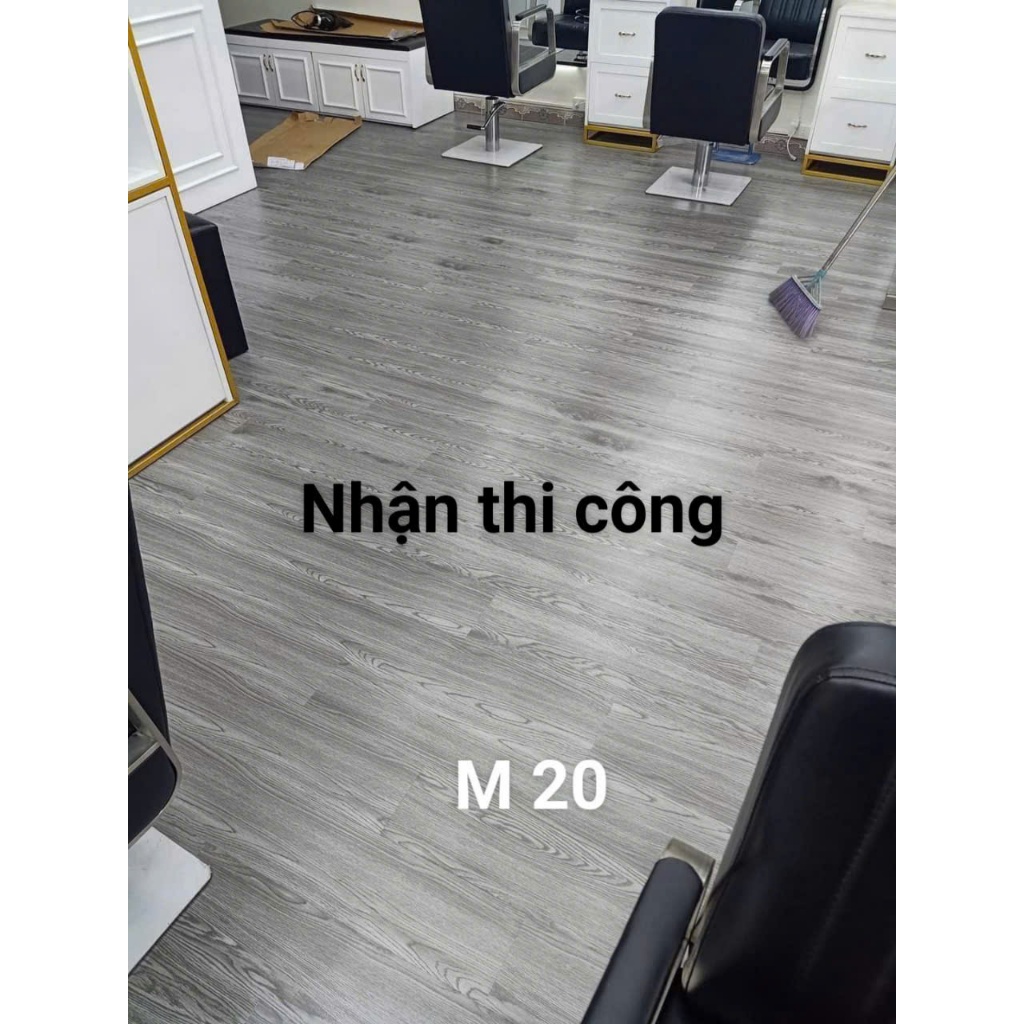Miếng Sàn Nhựa Giả Gỗ Nguyên Sinh Chống Trượt Keo Tự Dán. 1 Miếng Dài 45Cm Rộng 15.2Cm.