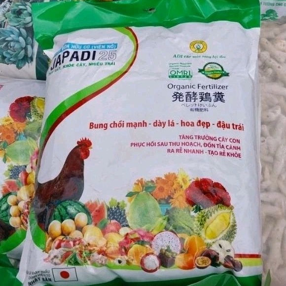 1Kg Phân Hữu Cơ Gà Đầu Trâu Bình Điền Nhật Bản