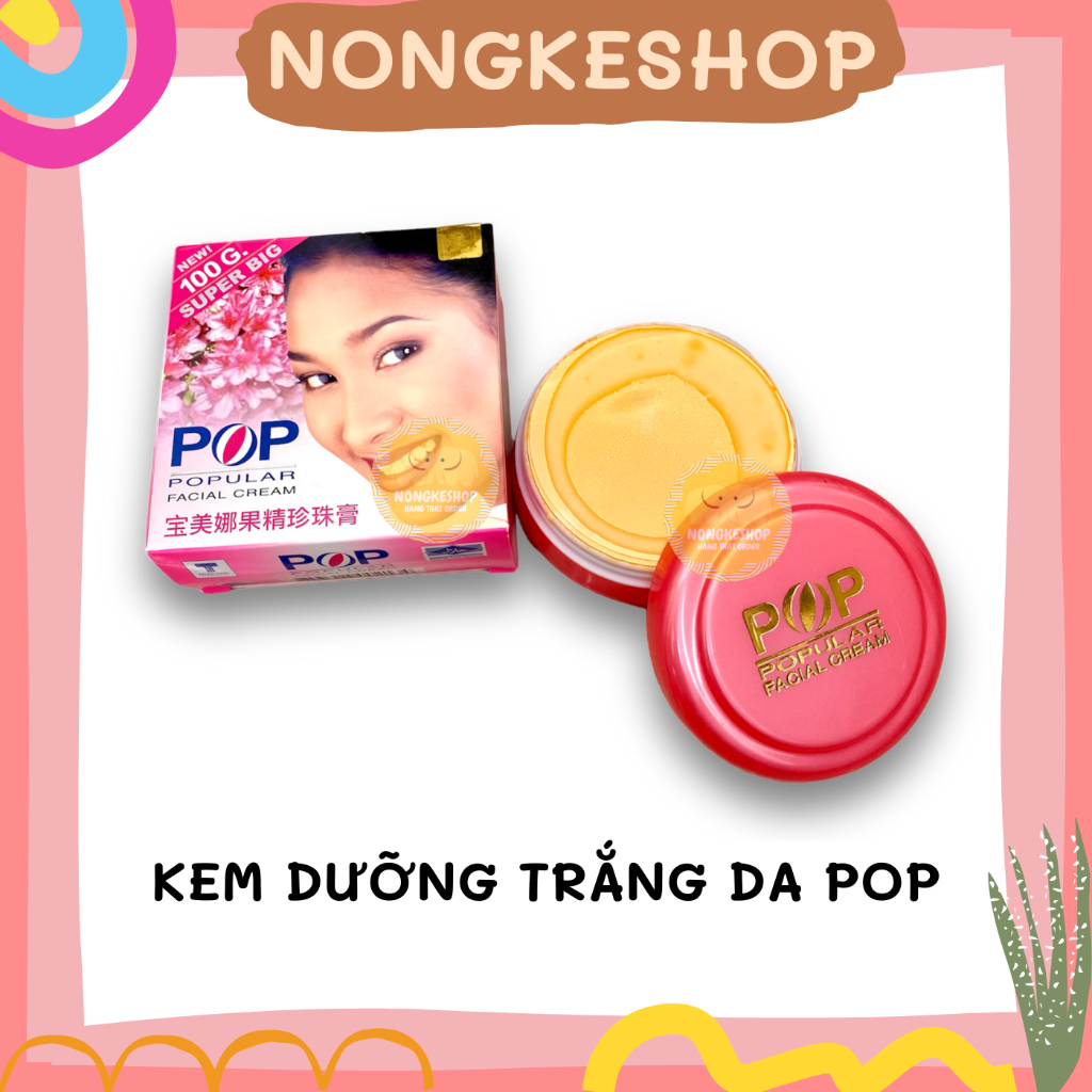 Kem dưỡng trắng POP 100g THÁI LAN (kem cốt đặc)