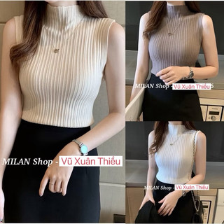 Áo len sát nách cổ 3p quốc dân
