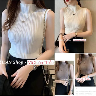 Áo len sát nách cổ 3p quốc dân