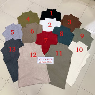 Áo len sát nách cổ 3p quốc dân