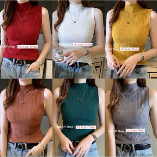 Áo len sát nách cổ 3p quốc dân