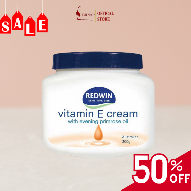 Kem dưỡng da vitamin E Redwin Cream (hũ 300gr) Úc