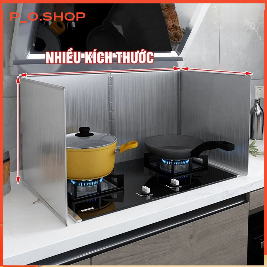 【🔥Rẻ】Tấm Chắn Dầu Inox 304 Chống Gỉ, Tấm Dụng Cụ Chắn Dầu & Chắn Gió Cho Bếp Ga Bằng Inox 304 Dày Dặ