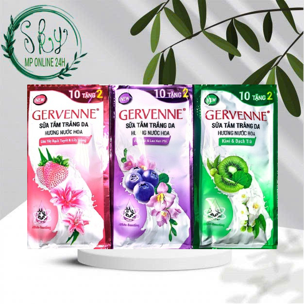 (GIFT) Sữa Tắm trắng da Gervenne 3 gói (5g/gói)