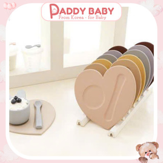 Miếng lót chén ăn dặm Rocou Hàn Quốc silicon platinum cho bé