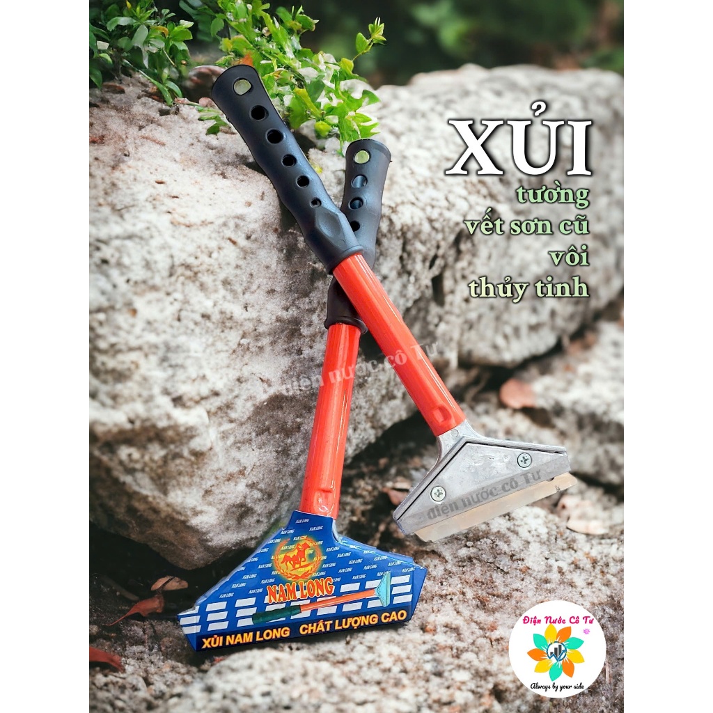 Xủi tường xủi sơn Nam Long - xủi vệ sinh sơn cũ vách tường thủy tinh vôi cũ