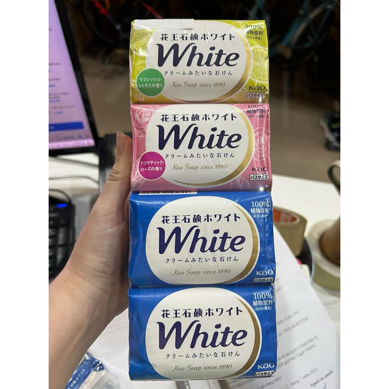 Xà Phòng Tắm Kao White 130g Nội Địa Nhật Bản
