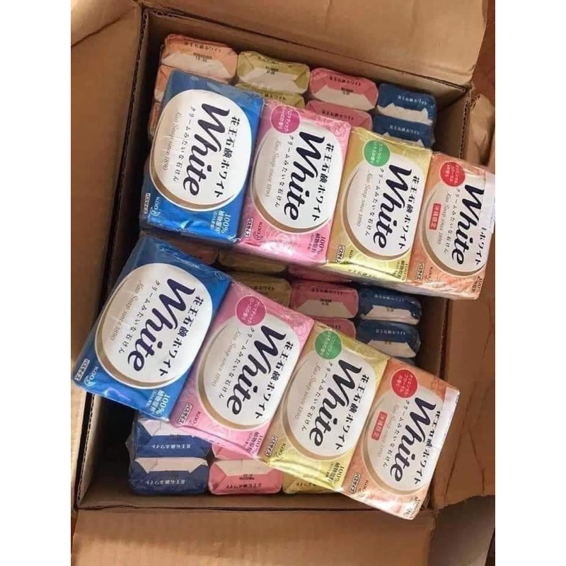 Xà Phòng Tắm Kao White 130g Nội Địa Nhật Bản