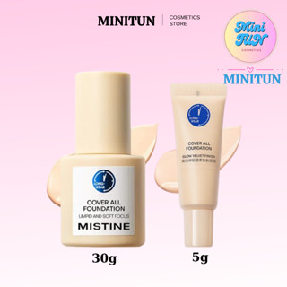 Kem Nền Mistine Che Khuyết Điểm Dưỡng Ẩm Kiềm Dầu Nâng Tông 5g Minitun