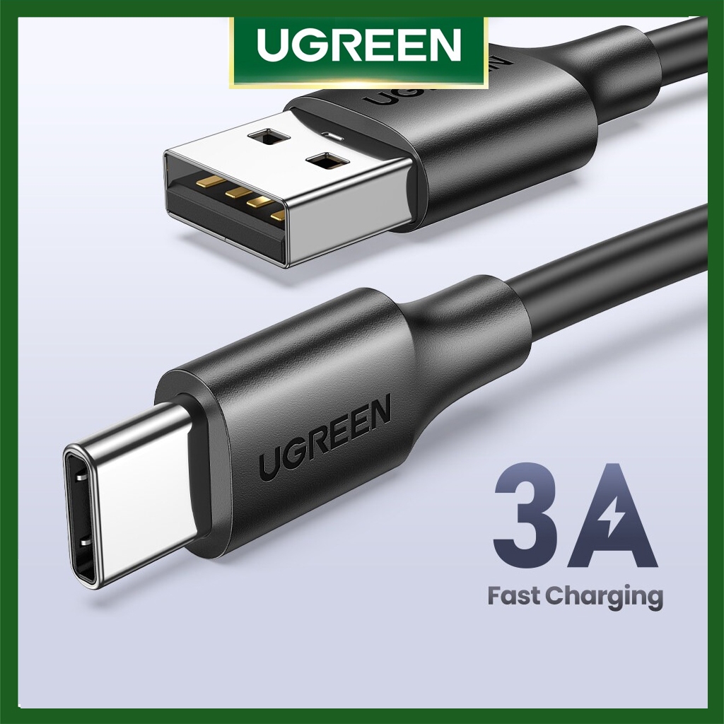 Cáp Sạc USB Type C to USB UGREEN Quick Charge 3.0 5V3A Chính Hãng
