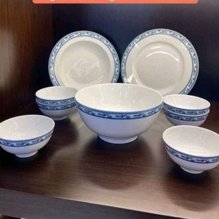  Bộ bàn ăn gốm sứ Minh Long hoa văn Chim Lạc 