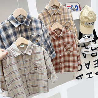  Áo sơ mi dài tay KACADY cho bé trai siêu đẹp hàng Quảng Châu kiểu dáng hàn quốc mẫu mới 2025 