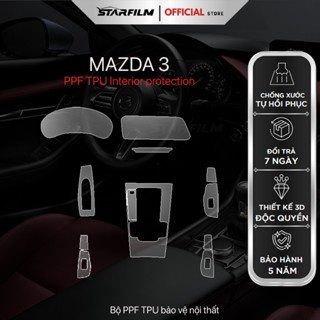 Mazda 3 2021-2024 miếng dán PPF TPU nội thất chống xước tự hồi phục STARFILM