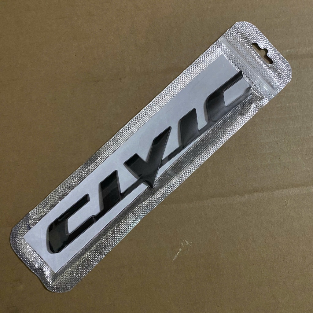 logo chữ nổi CIVIC 1.8 I-VTEC dán đuôi xe HONDA