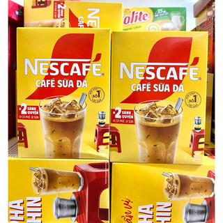 Cà Phê Sữa Đá Nescafe Hộp 240g (10 gói).