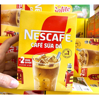 Cà Phê Sữa Đá Nescafe Hộp 240g (10 gói).