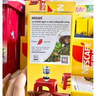 Cà Phê Sữa Đá Nescafe Hộp 240g (10 gói).