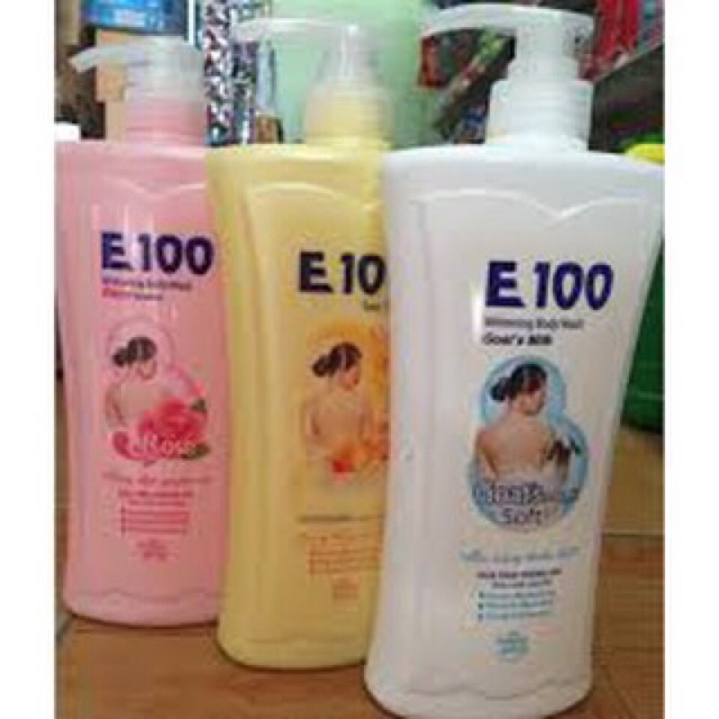 SỮA TẮM E100 HỒNG + VÀNG + TRẮNG 800ML