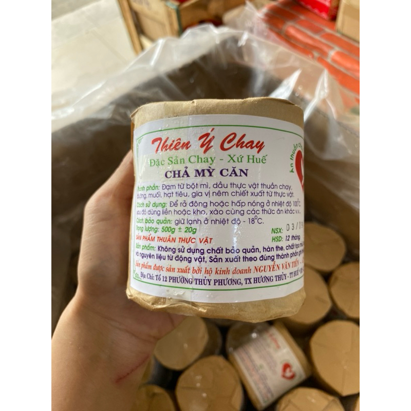 Chả mì căn  chay 500gr / cây ( giao khu vực  tphcm)