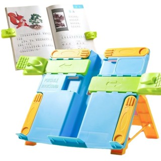 Giá đỡ sách để bàn học, Kẹp giữ đọc sách trang trí bàn học tùy chỉnh góc nghiêng chống mỏi cổ, chống cận gù lưg