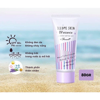 Kem Chống Nắng Naris Cosmetics Dạng Gel Nâng Tone Da Parasola Illumi Skin UV Essence SPF50+ PA++++ 80g