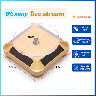  Đế xoay sản phẩm live stream quay video đường kính 9cm tải tối đa 300gam 