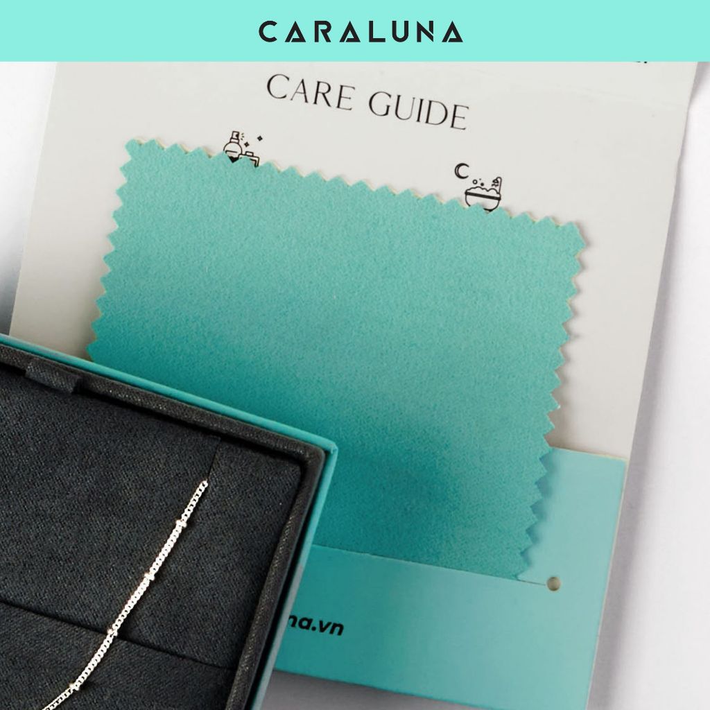 Khăn lau bạc CARA LUNA (1 khăn vuông) - Khăn lau làm sáng bạc, khăn lau chuyên dụng làm sạch bạc