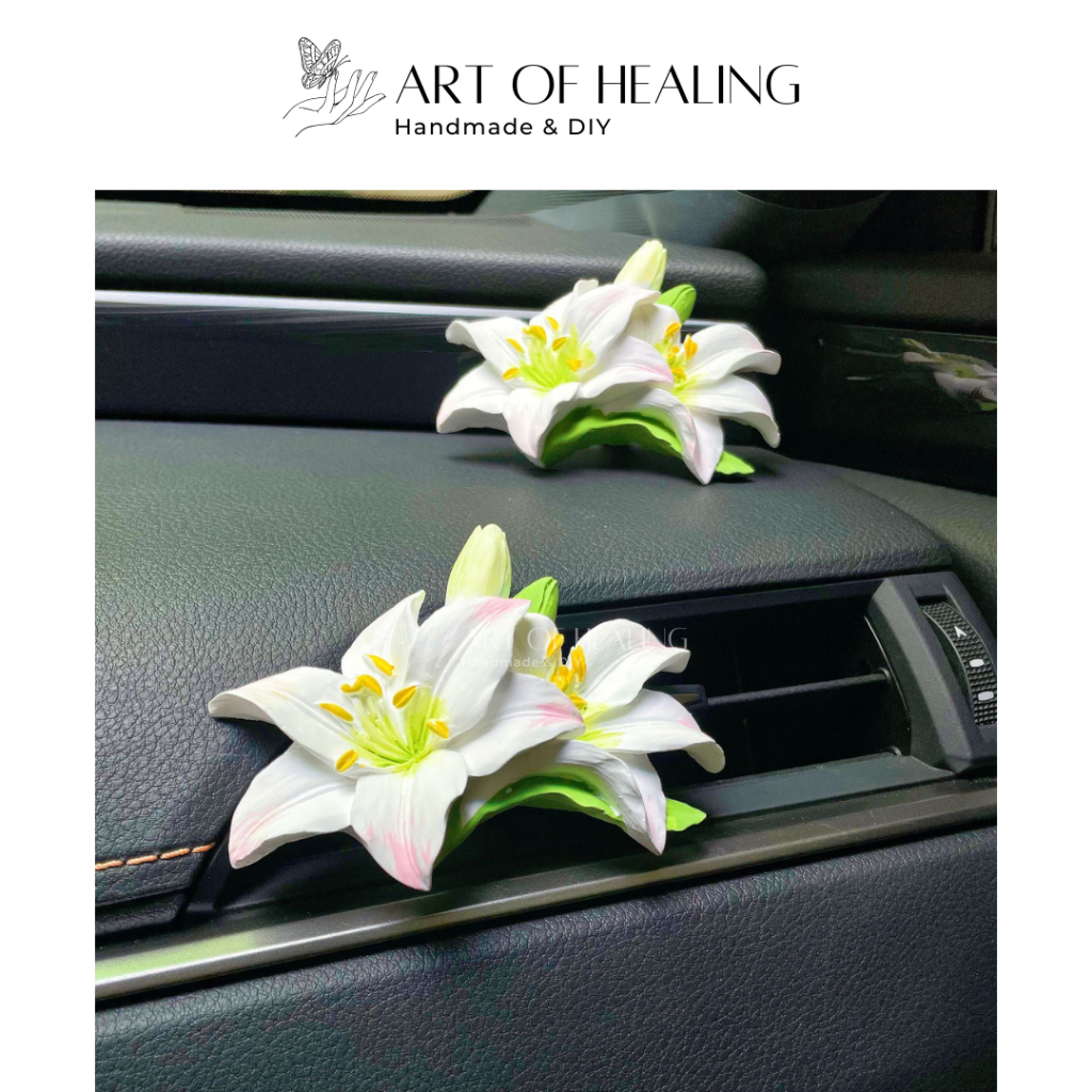 [AOH - Art of Healing] Đá thơm Hoa lily khuếch tán hương ô tô,.. 20/10 20/11 Noel - Handmade & DIY