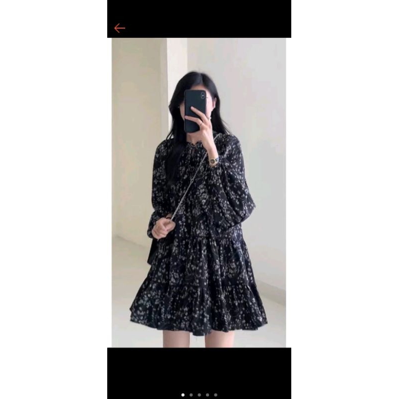 Váy hoa nhí cute 2hand mặc 1 lần chụp ảnh