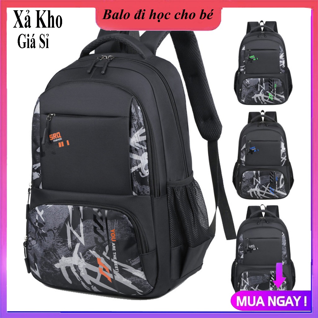 BALO Đi Học Đi Chơi Nam Nữ Thời Trang Hàn Quốc Nhiều Ngăn Tiện Dụng đựng vừa laptop 15.6inch