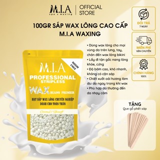 Sáp Wax Lông Trong Suốt MIA WAXING cao cấp siêu bám lông cho da nhạy cảm