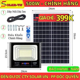  ĐÈN NĂNG LƯỢNG MẶT TRỜI SOLAR LIGHT 500W Gía Sale chỉ còn :299k  1 bộ Thiết kế SIÊU BỀN –SIÊU SÁNG – LẮP ĐẶT ĐƠN GIẢN... 