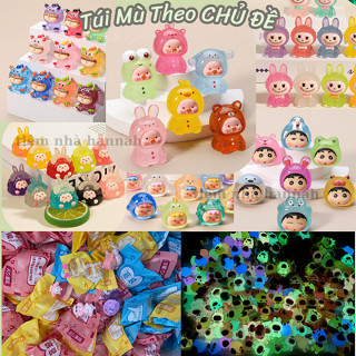 Set 5 Túi Mù Tự Xé May Mắn - Mô Hình Đồ Chơi Mini Có Phát Sáng, DIY, Túi Kẹo May Mắn, Sưu Tầm