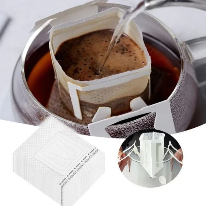 Combo 50 Phin Pha Cà Phê Chiết Xuất Nhanh – Túi Lọc Treo Tai Cafe Tiện Lợi, Chuẩn Gu Pha Thủ Công
