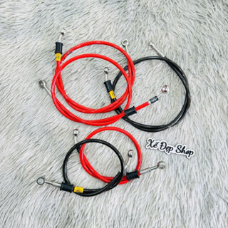 Dây dầu hel bấm đầu inox cơ bản - dây dầu heo bấm đầu inox - 1 đầu hoặc 2 đầu