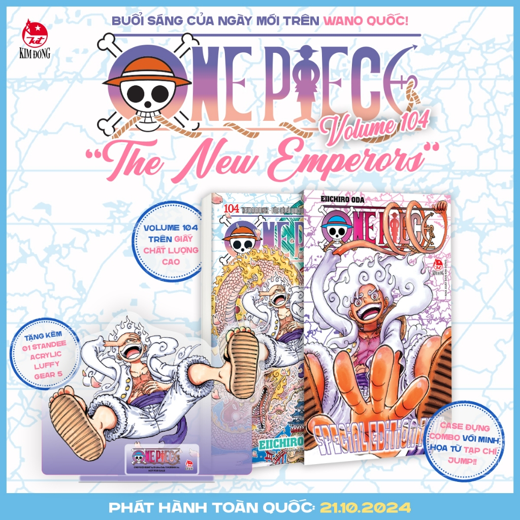 Truyện - One Piece Tập 99 100 101 103 104 limit + Bìa Rời