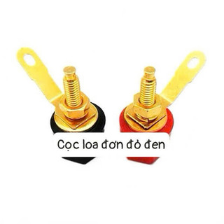 1 cặp Cọc loa đơn đỏ đen - trạm loa 301 - phụ kiện loa