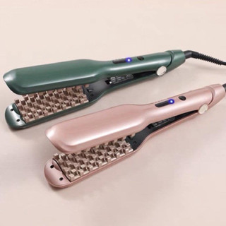 Máy bấm xù dập phồng chân vuông 2in1 cao cấp hottrend 2024,Điều chỉnh nhiệt độ năm tốc độ