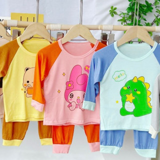 Đồ Bộ Dài MINKYMOM cho bé 5 - 15kg. Vải thun lạnh mềm mỏng nhẹ, mát, hút mồ hôi tốt